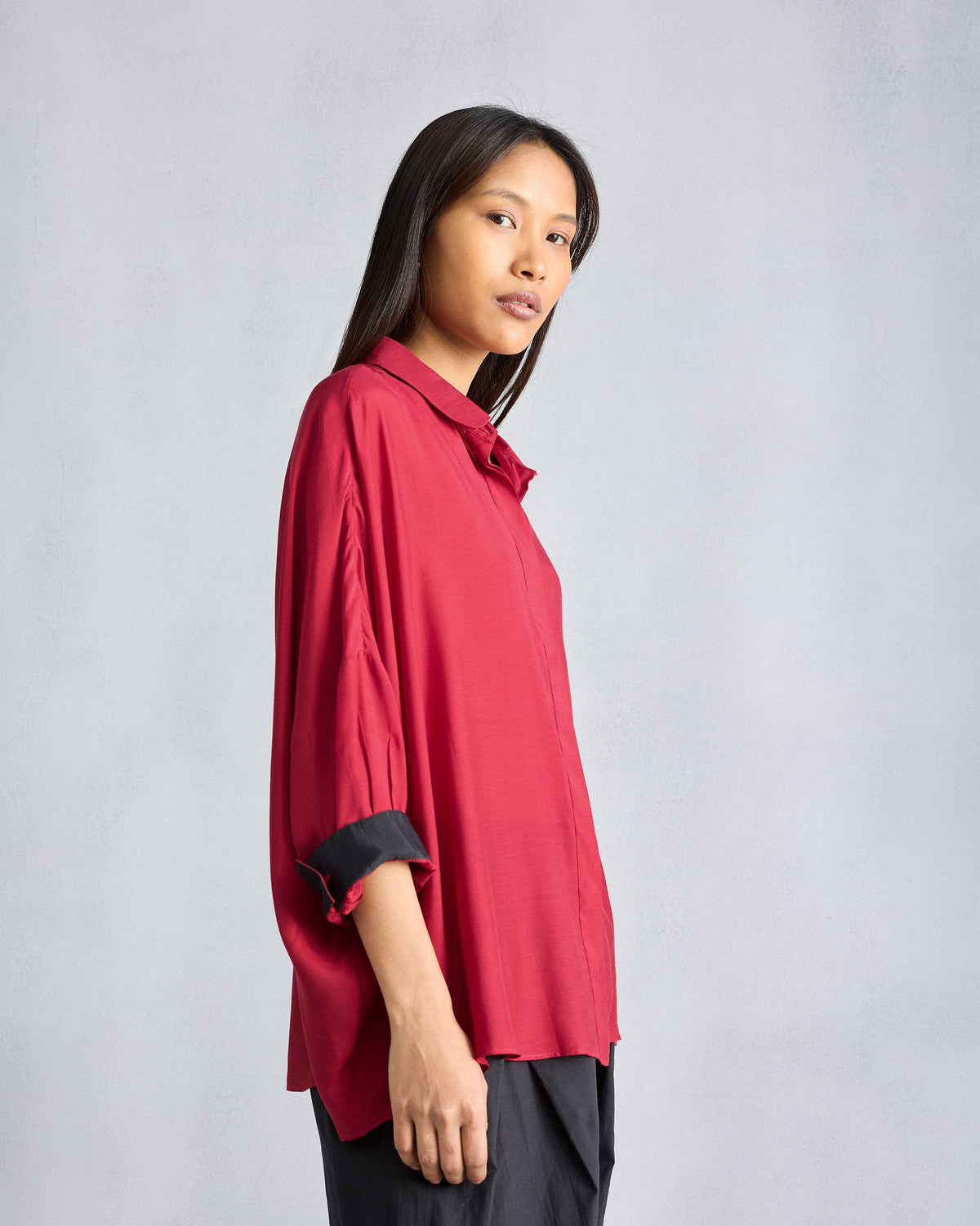 Boxy Shirt - Red