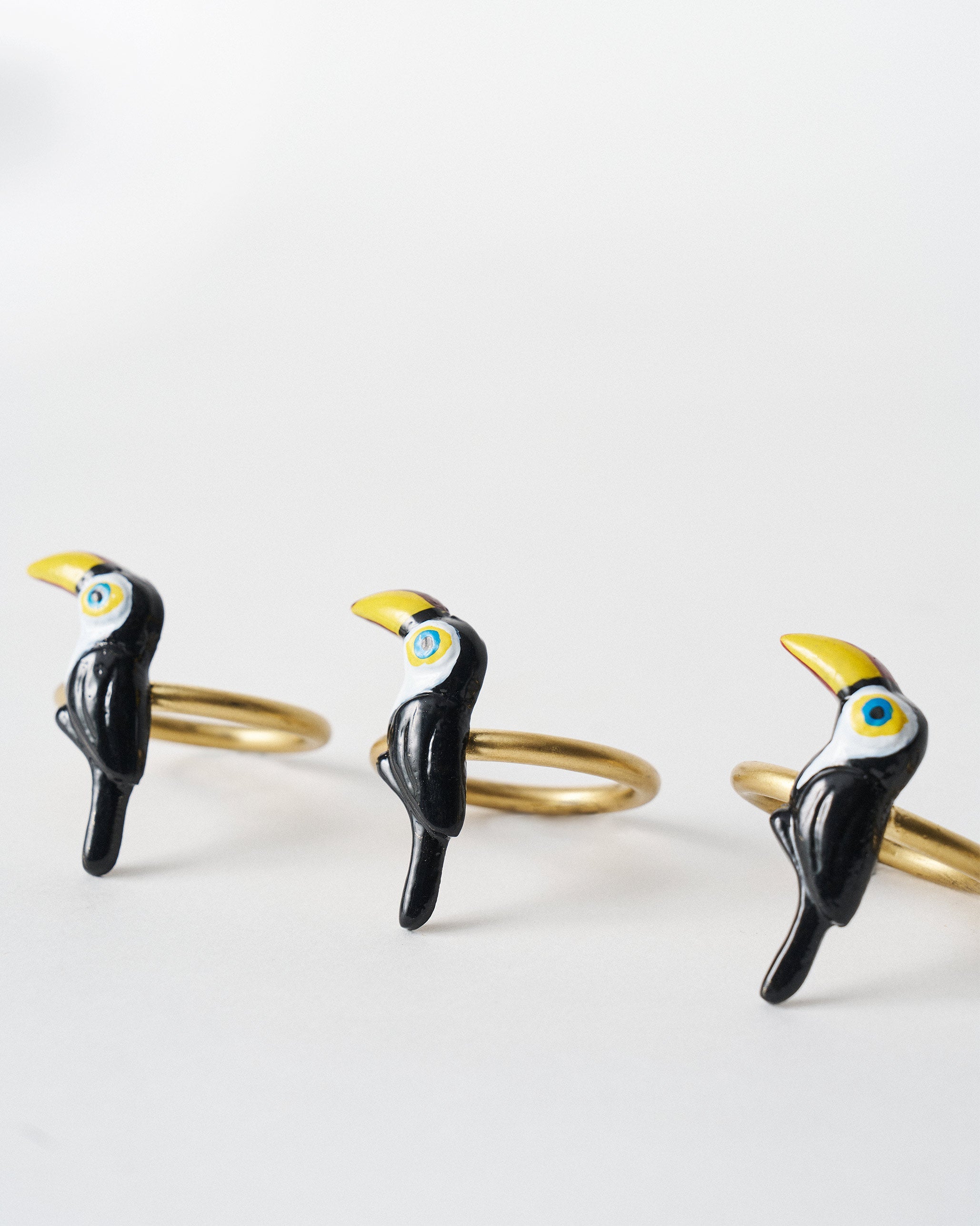 Toucan Napkin Ring - Set of 4
