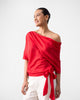 Tokyo Off Shoulder Top - Red