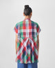 Kyoto Back Pleat Top - Multicolor Checks