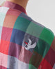 Kyoto Back Pleat Top - Multicolor Checks