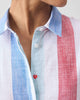 Many Moons Kurta - Blue & Red Stripes