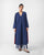 Bell Sleeves Kurta - Navy Seersucker