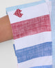 Shiro Boxy Shirt - Blue & Red Stripes