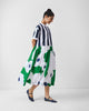 Emi Dress - Green & White Print
