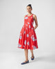 Kaito Dress - Red & White Print