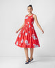 Kaito Dress - Red & White Print