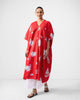 Araya Kaftan - Red & White Print