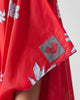 Araya Kaftan - Red & White Print