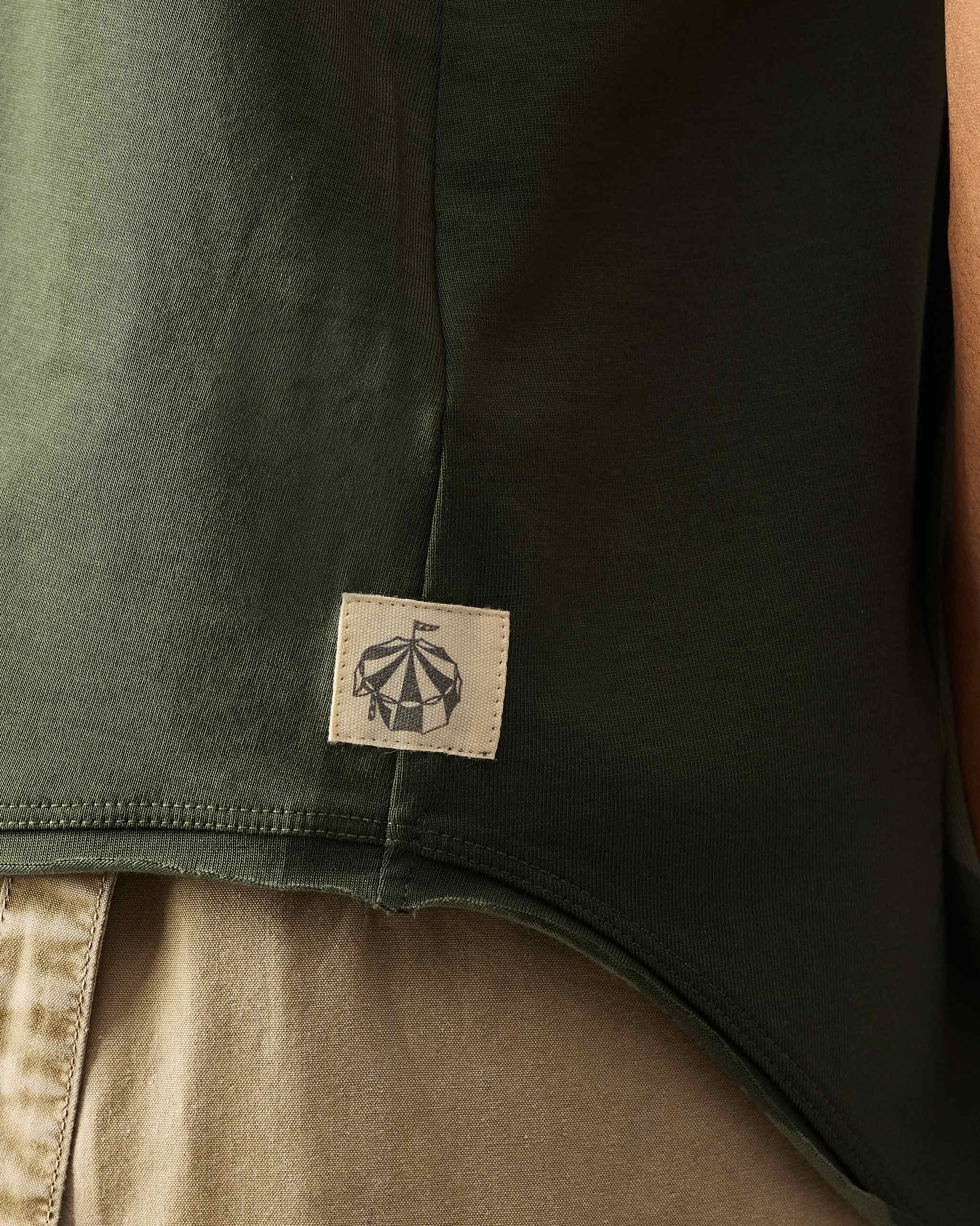 Ukiyo Racerback Top - Olive