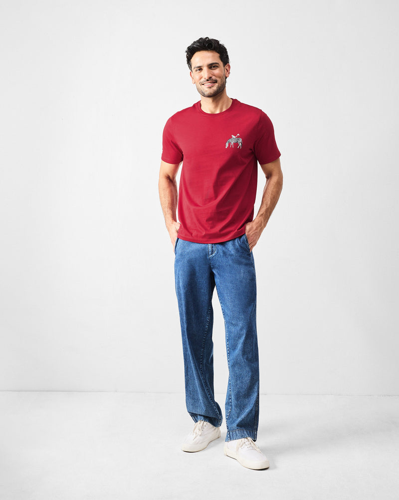 Zebra T-Shirt - Red