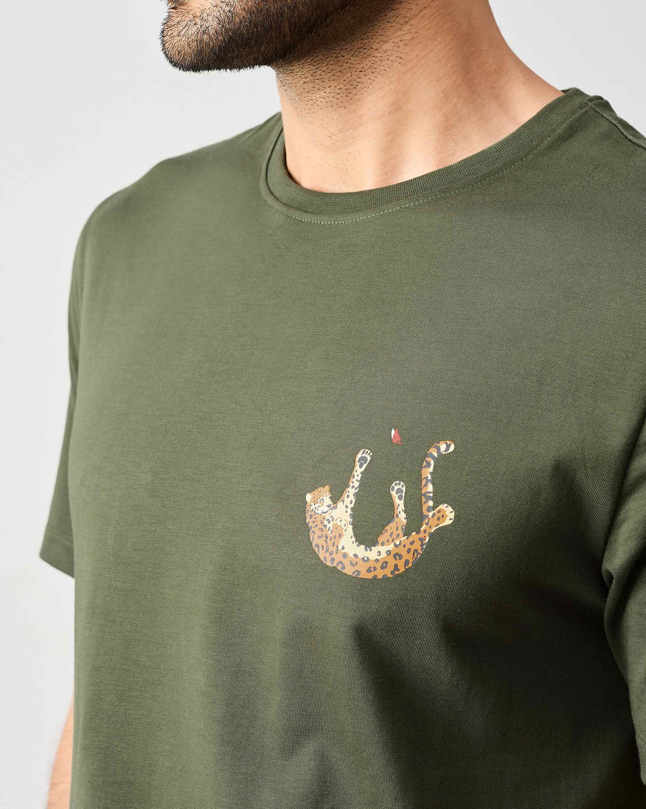 Cheetah T-Shirt - Olive