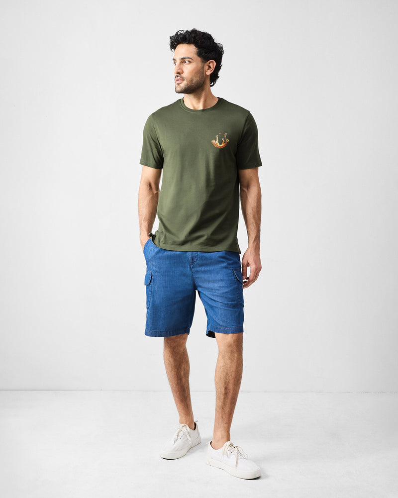 Cheetah T-Shirt - Olive