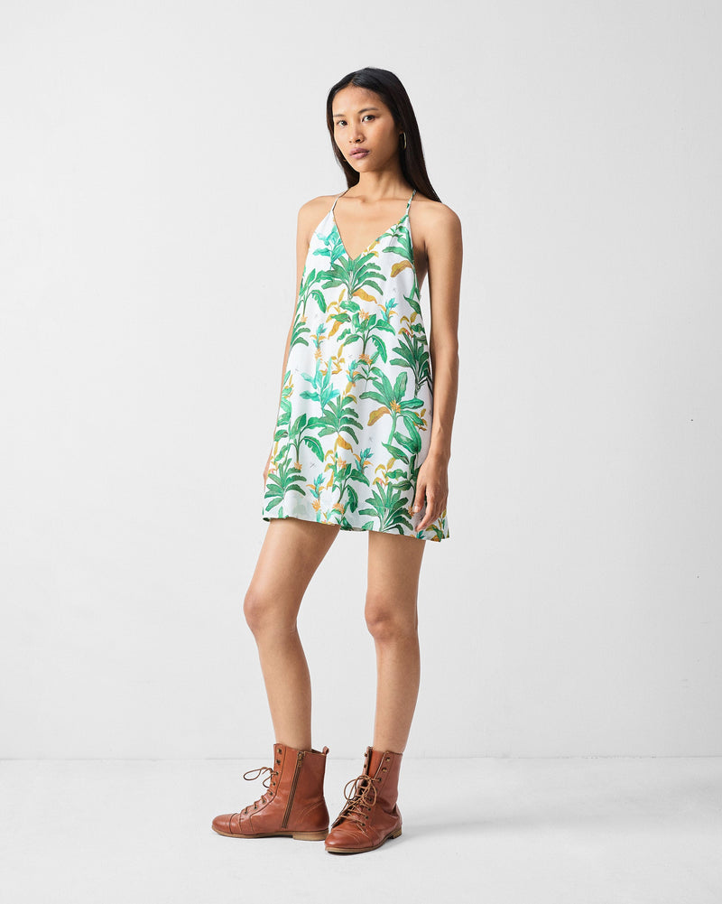 Salem Dress - Green Printed