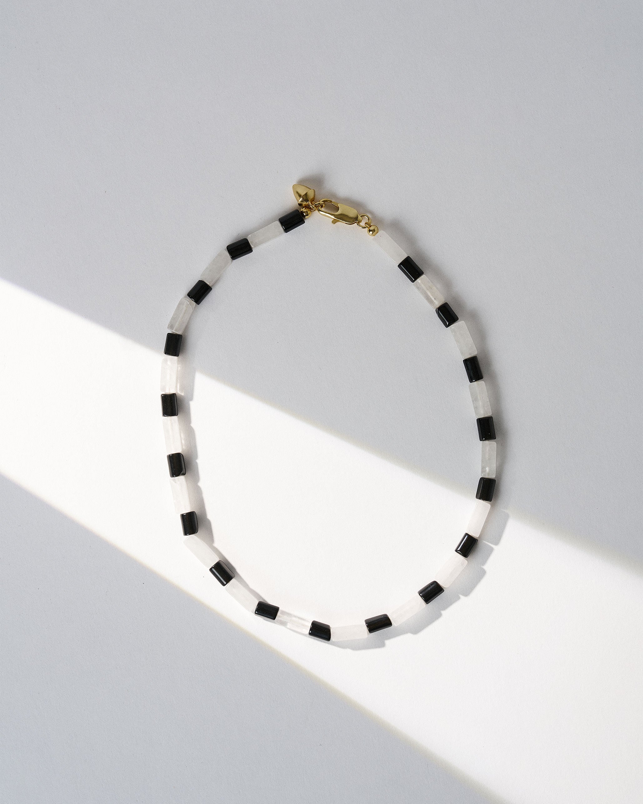 Lemur Necklace - White & Black