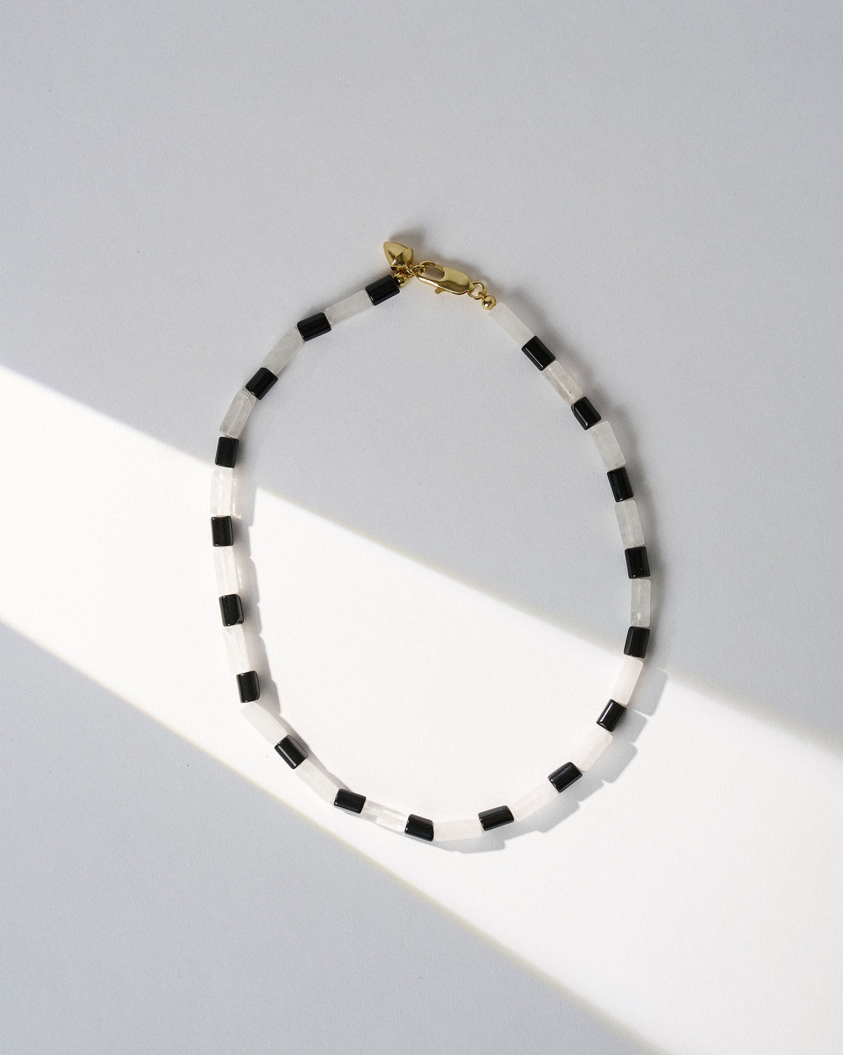 Lemur Necklace - White & Black