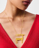 Windy Ram Necklace - Gold