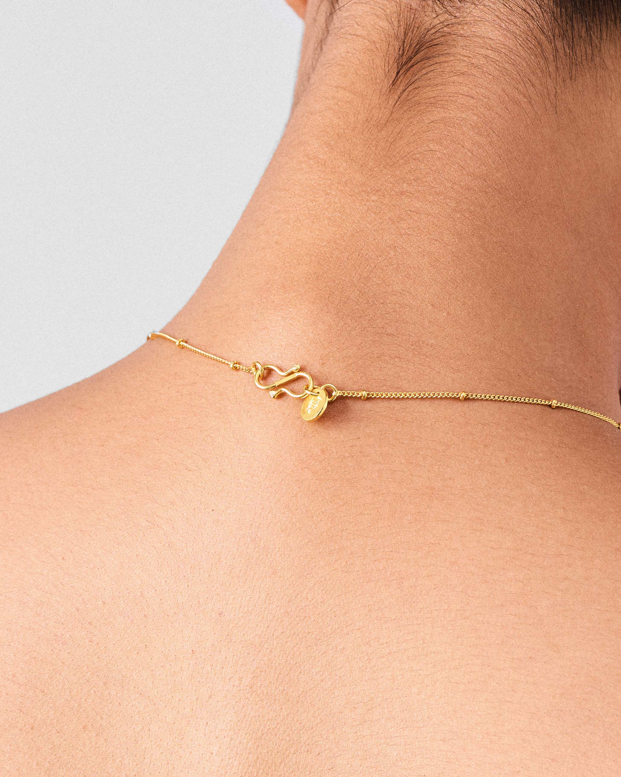 Windy Ram Necklace - Gold