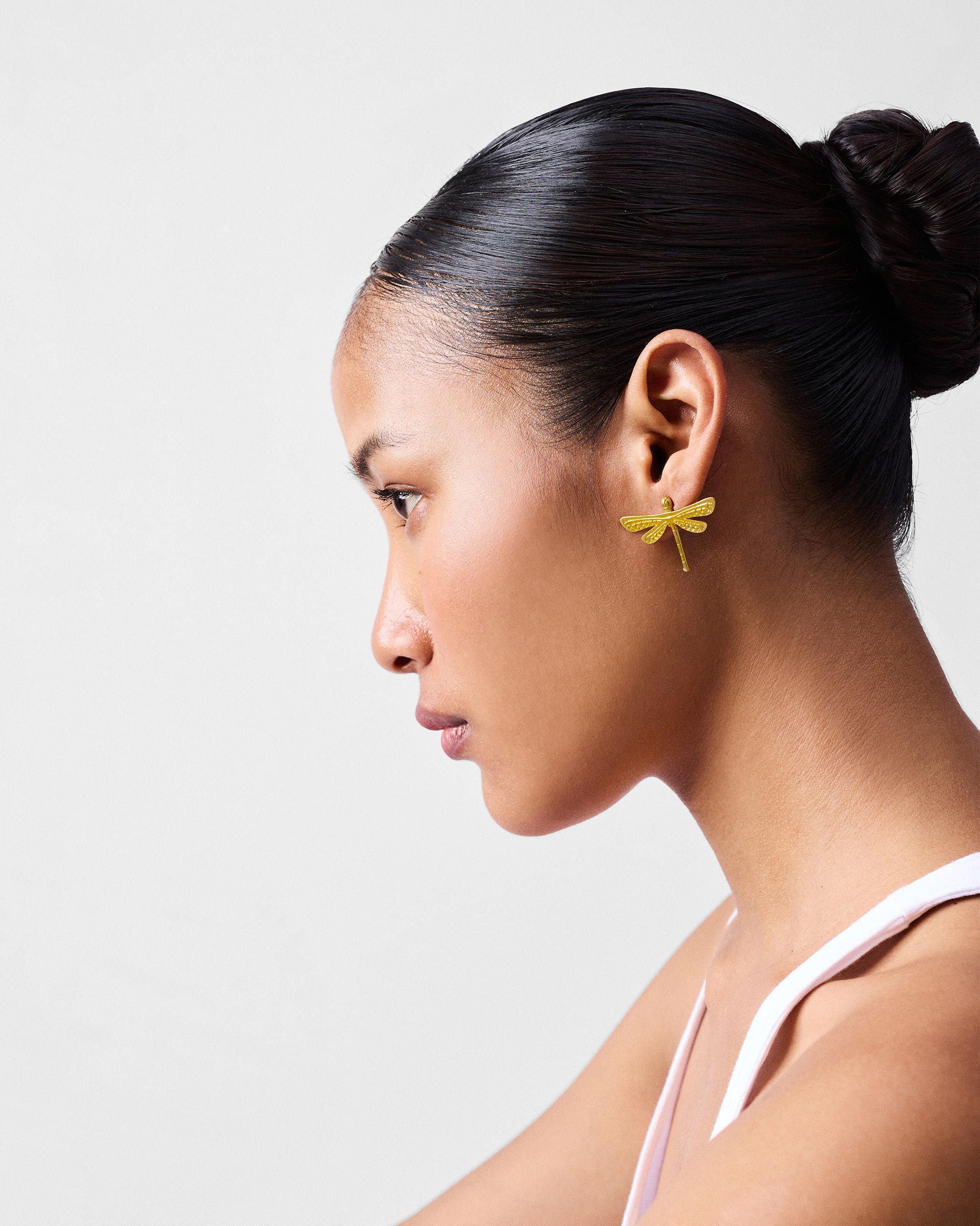 Dragonfly Studs - Gold