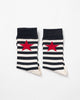Stripey Socks - Black & Oatmeal Stripes