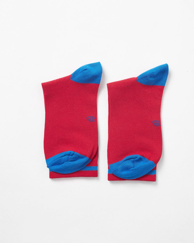 Starstruck Socks - Red & Cobalt Blue