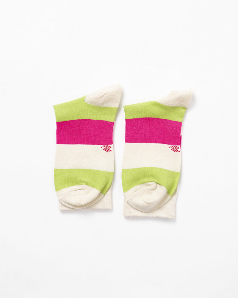 Lovestruck Socks - Fuchsia & Lime