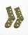 Nicobark Socks - Olive & Oatmeal