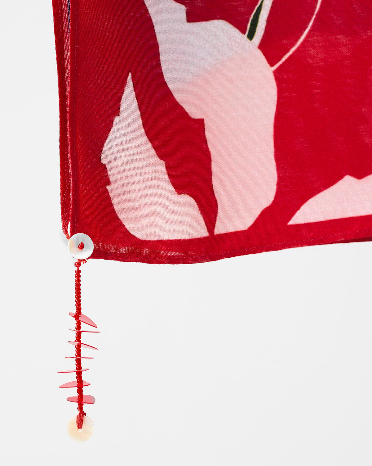 Hana Scarf - Blue & Red