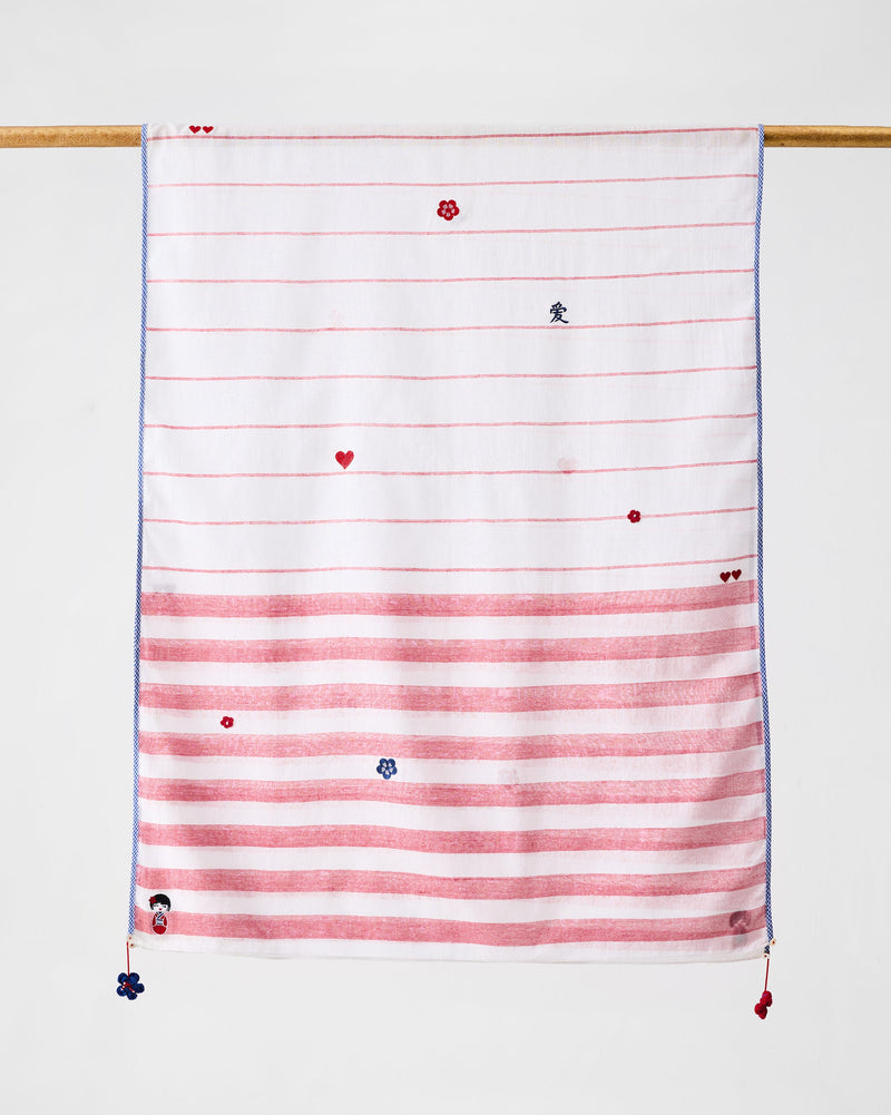 Candycane Scarf - Red