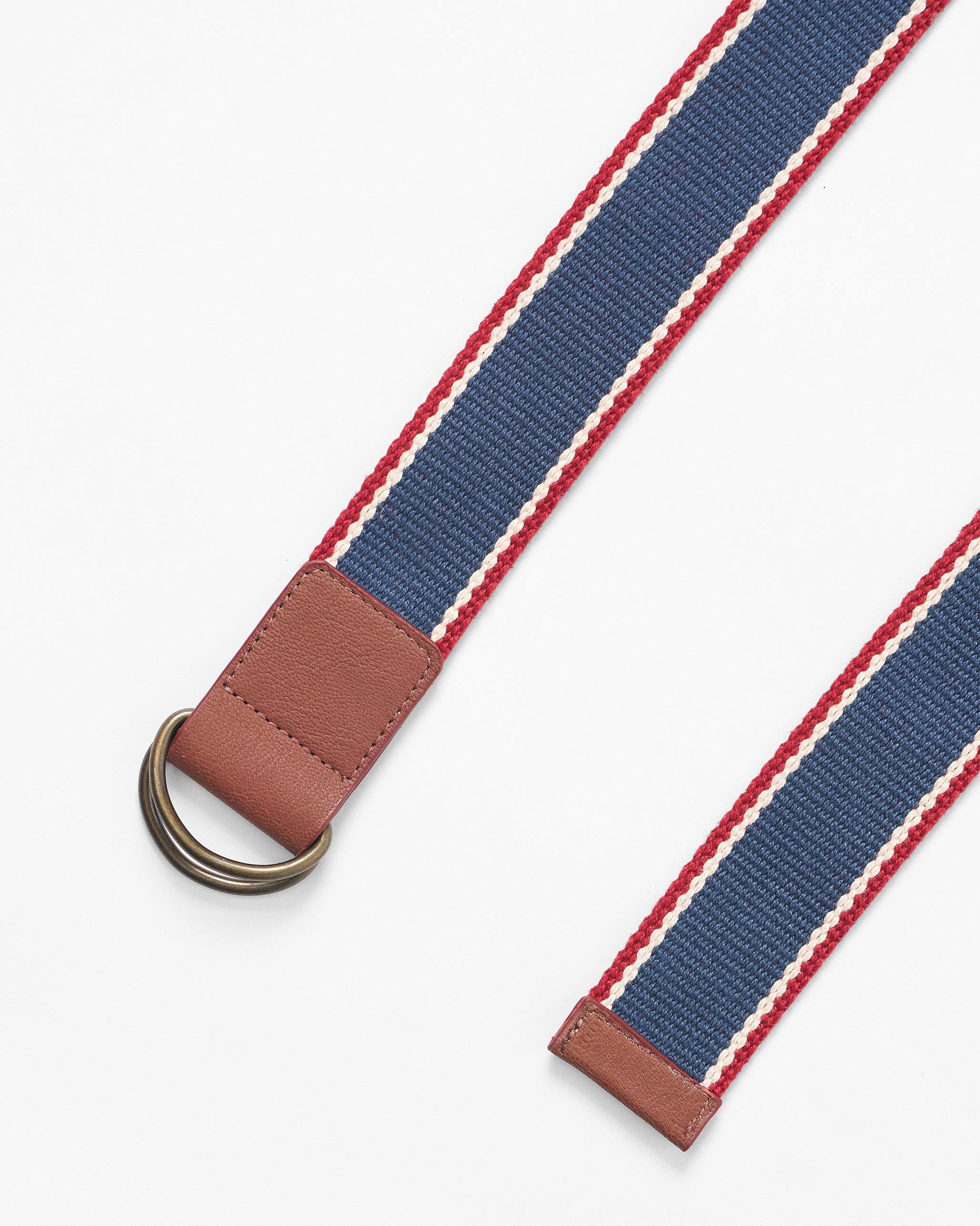 Nico Belt - Navy & Red