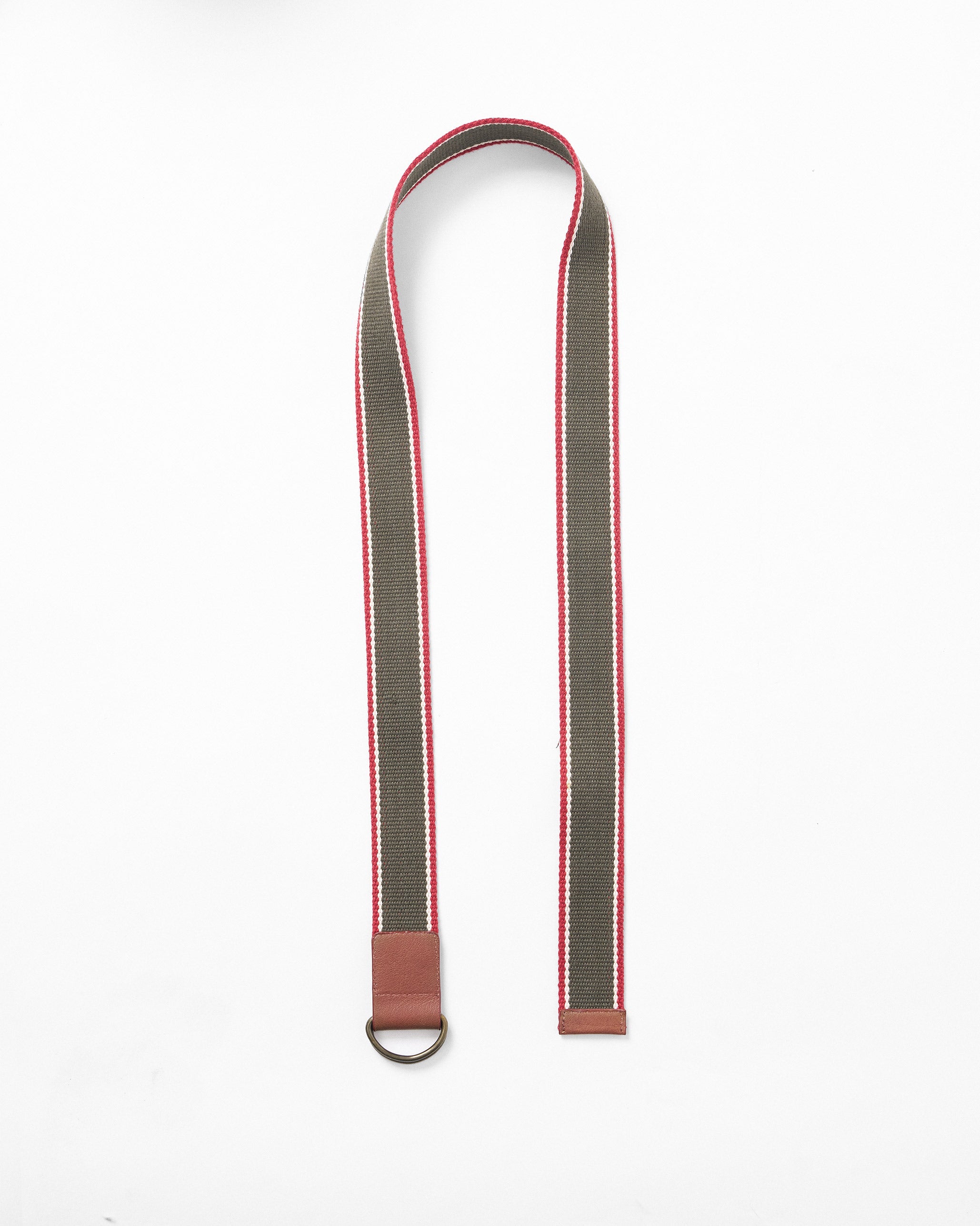 Nico Belt - Olive & Red
