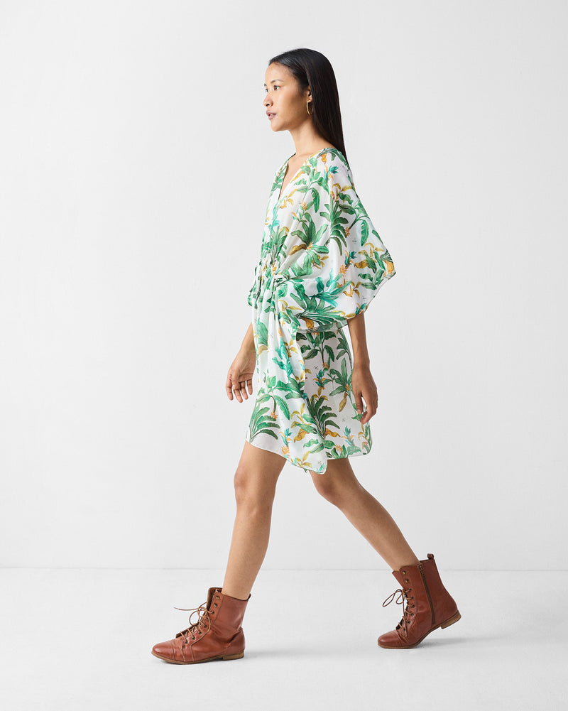 Munnar Kaftan - Green Printed