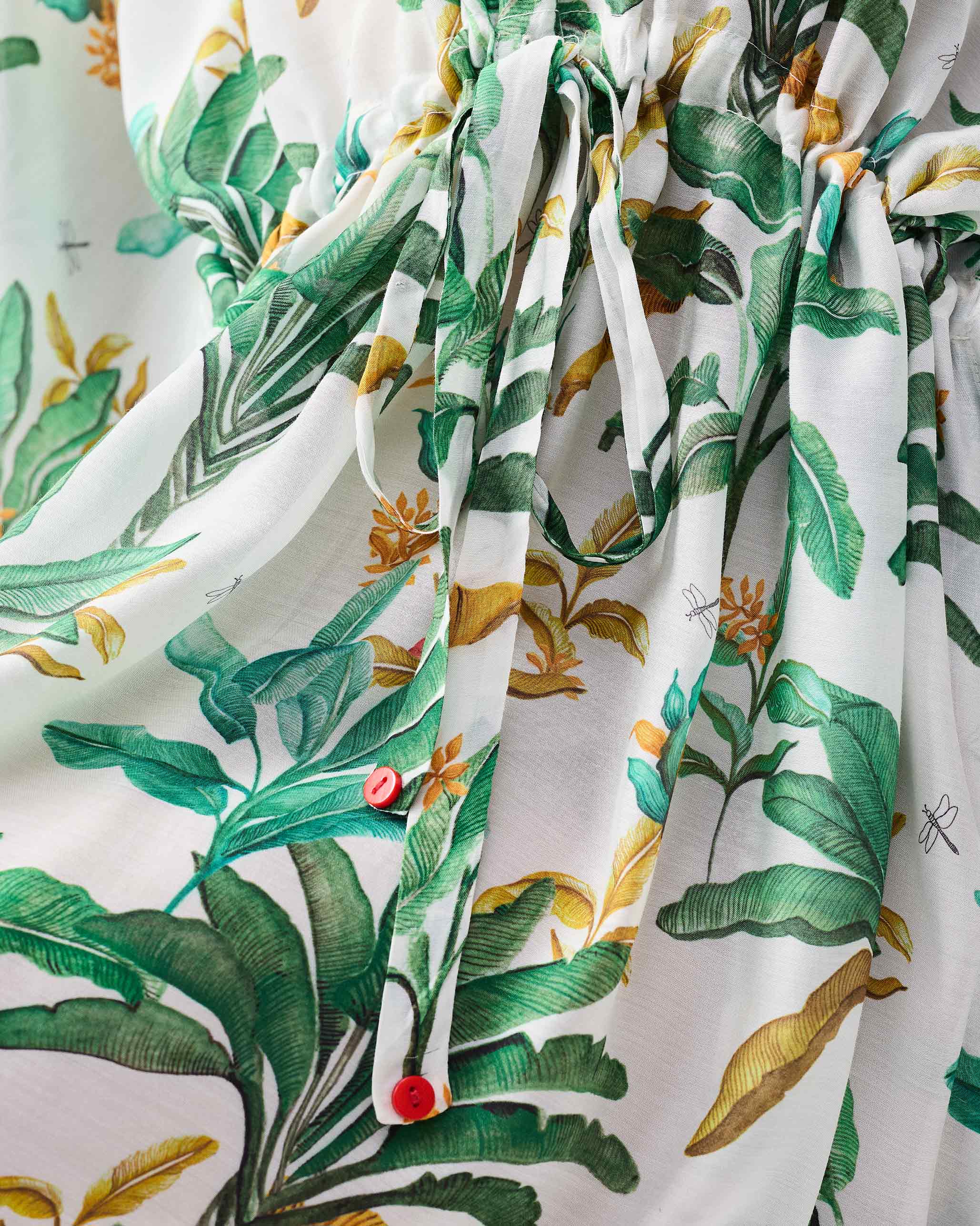 Munnar Kaftan - Green Printed