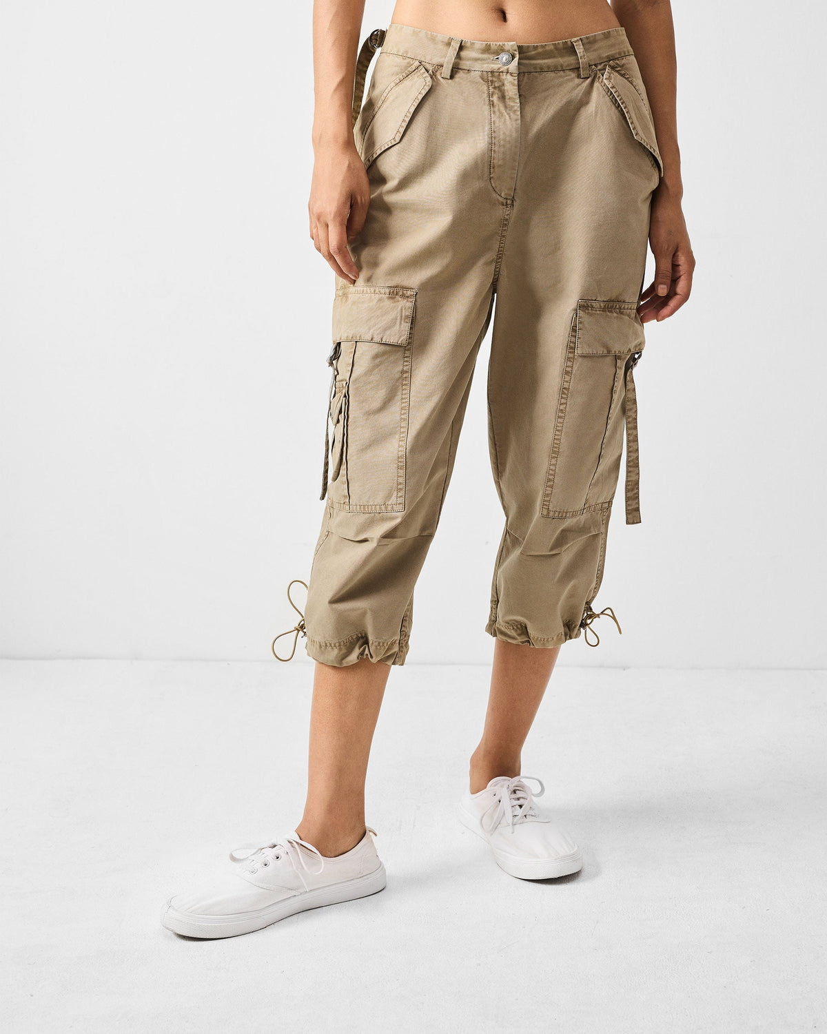Vellore Capris - Khaki