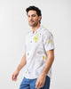 Mistari Shirt - Charcoal Printed