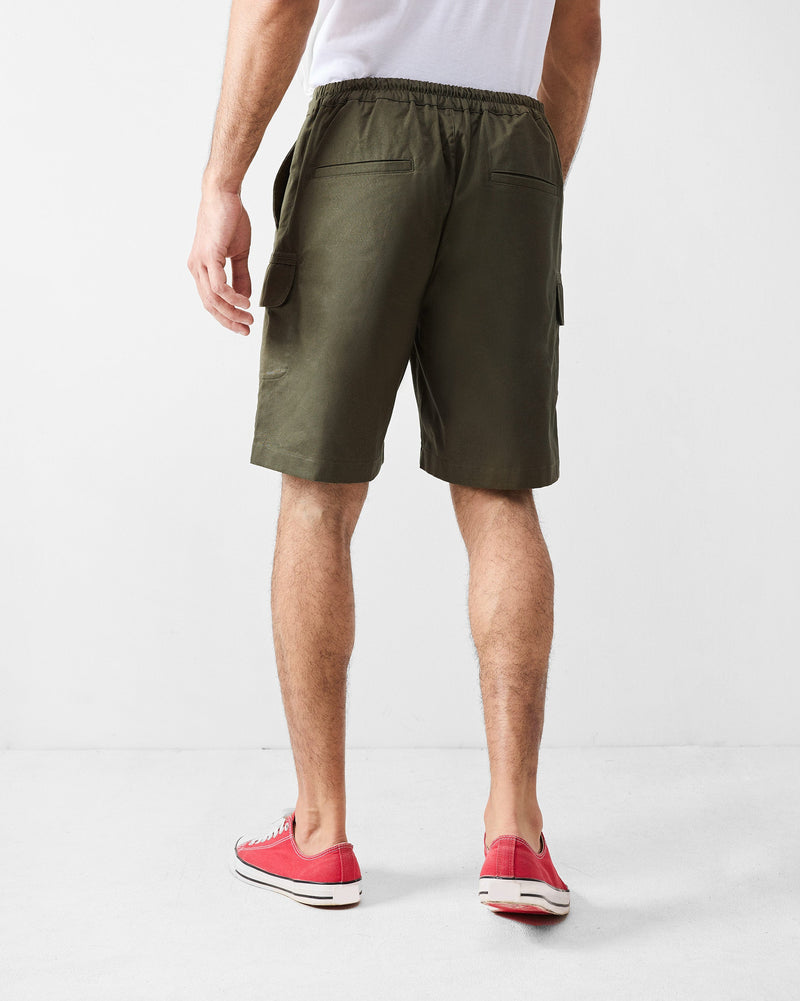 Utility Shorts - Olive