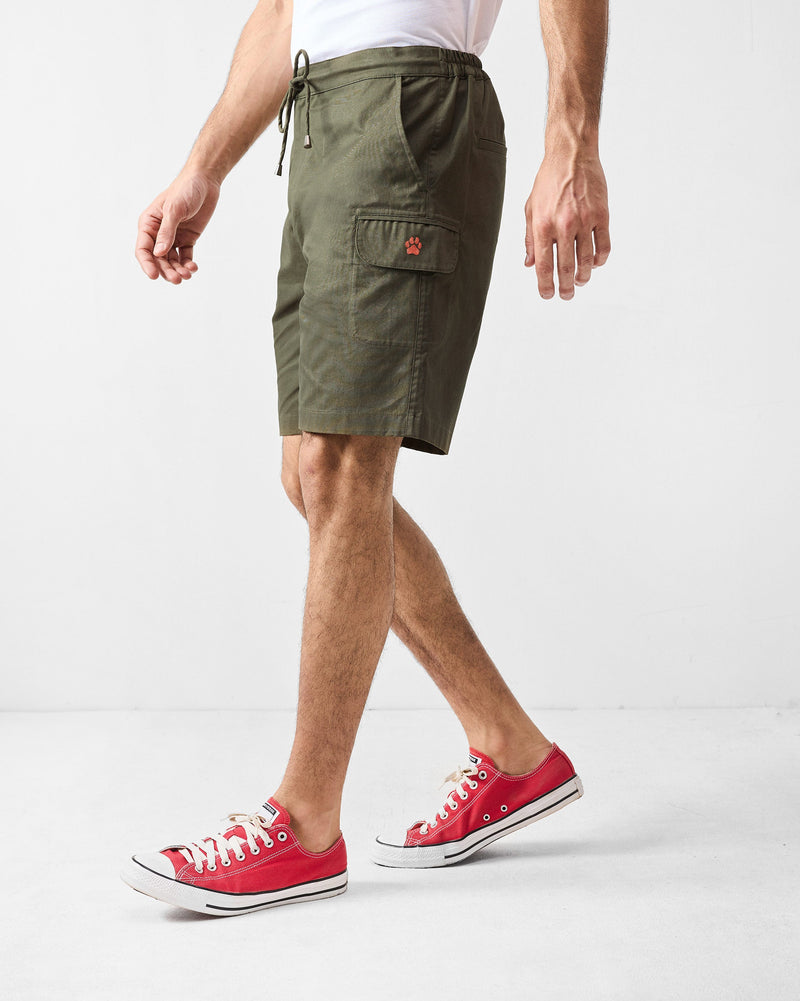 Utility Shorts - Olive