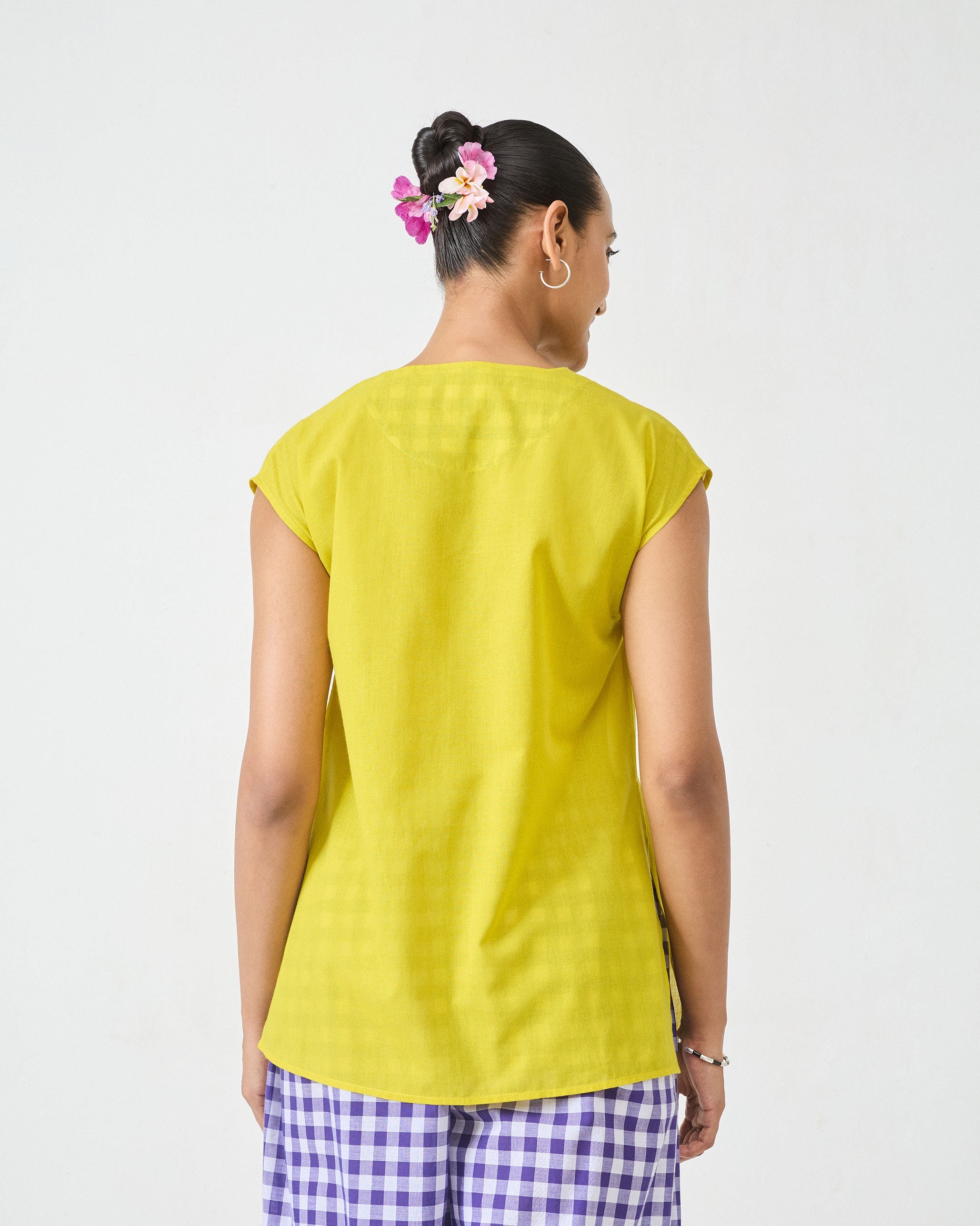 Pocket Top - Chartreuse