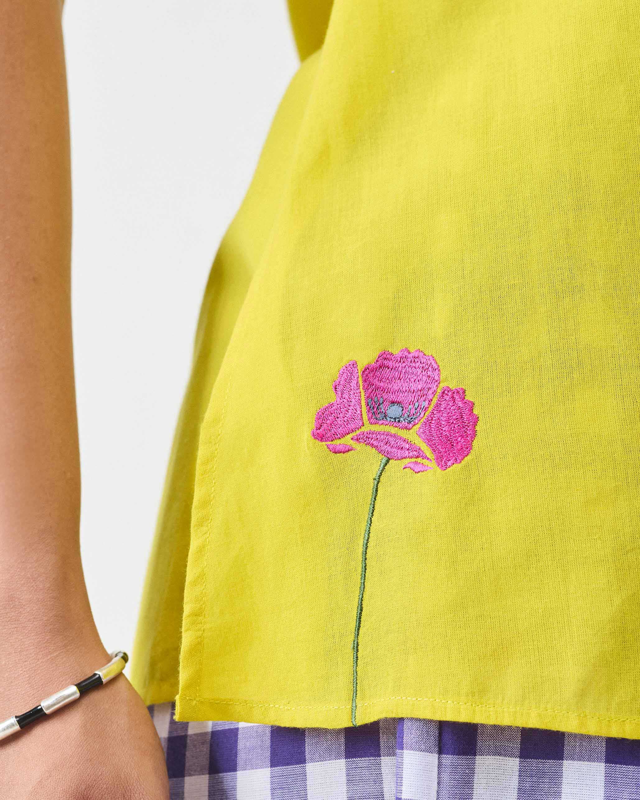 Pocket Top - Chartreuse