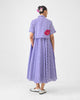 Kuro Dress - Purple & White Checks