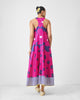 Karibu Dress - Fuchsia & Purple Printed