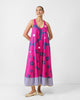 Karibu Dress - Fuchsia & Purple Printed