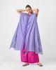 Treasure Kurta - Purple & White Checks