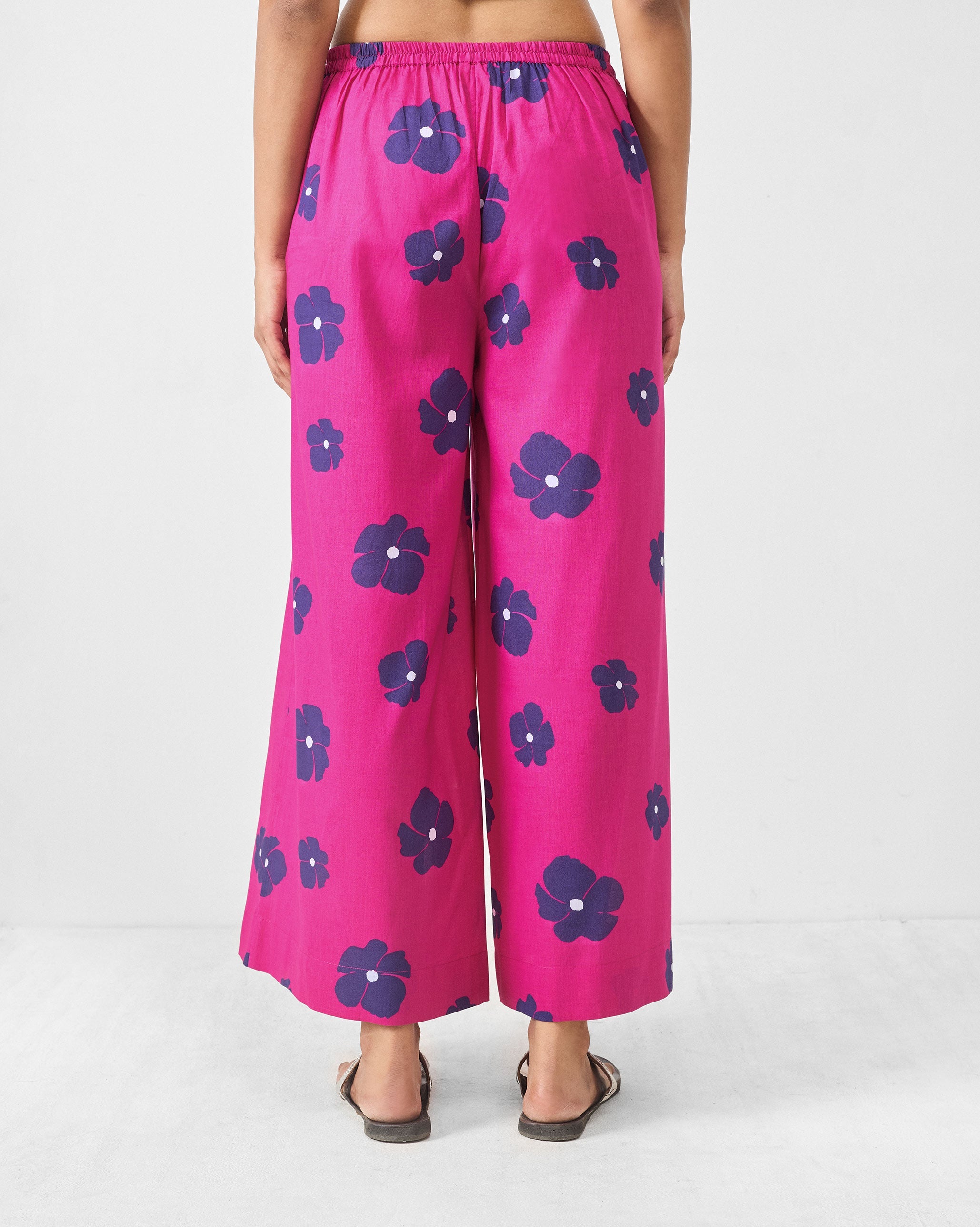 Basic Pyjama - Fuchsia & Purple Printed