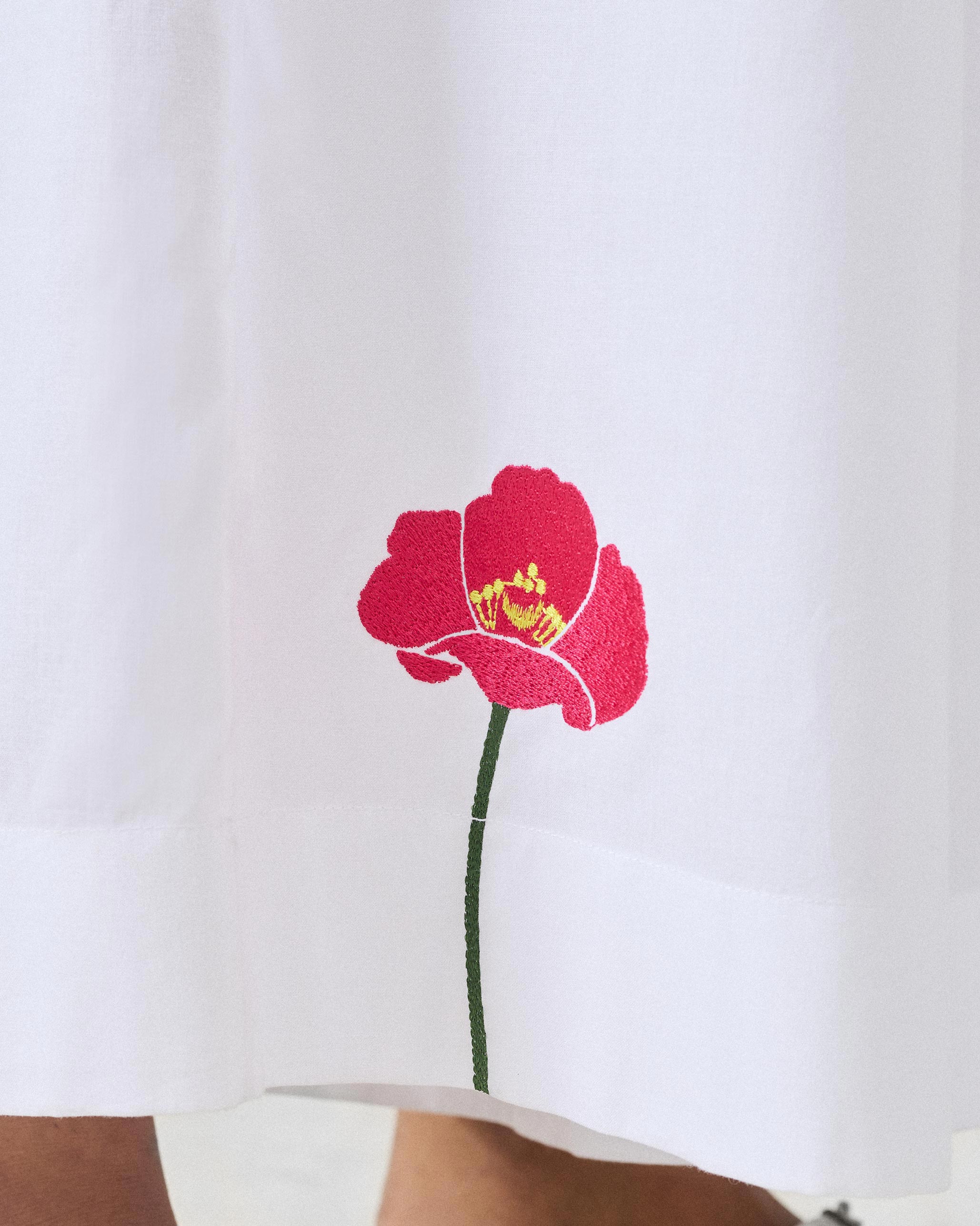 Basic Pyjama - White & Fuchsia