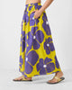 Yoi Hem Pants - Purple & Chartreuse Printed