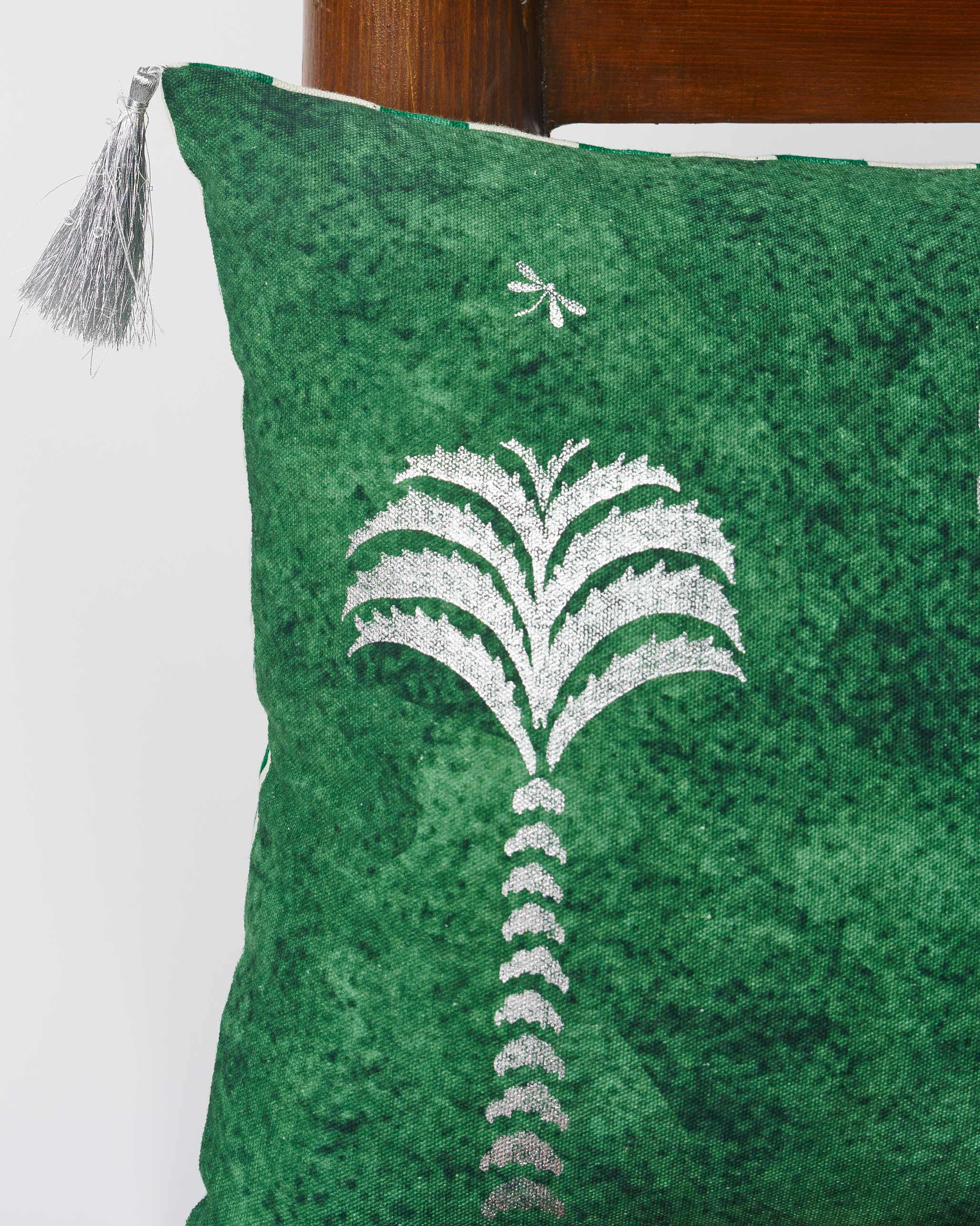 Indus Palm Cushion Cover