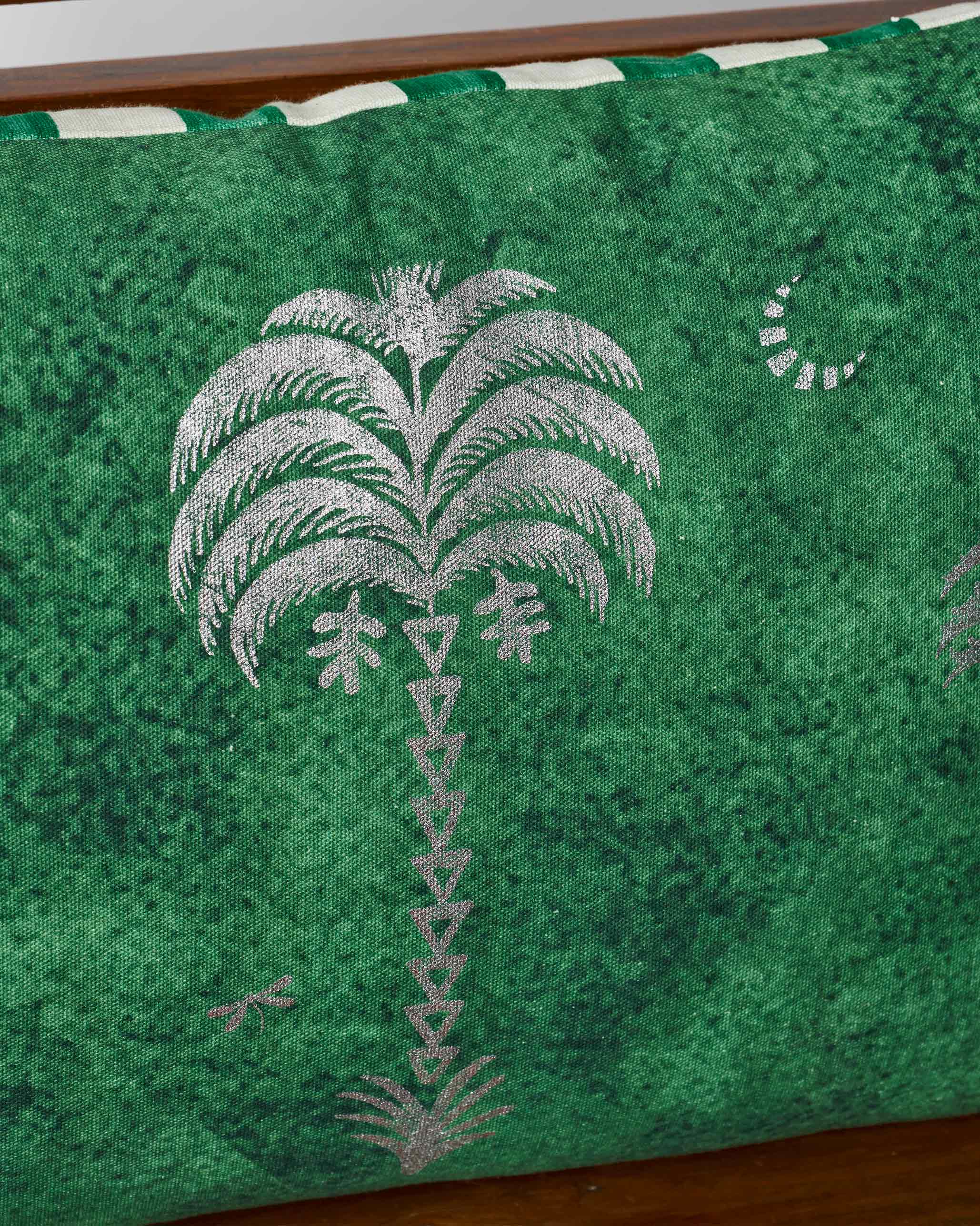 Indus Palm Cushion Cover