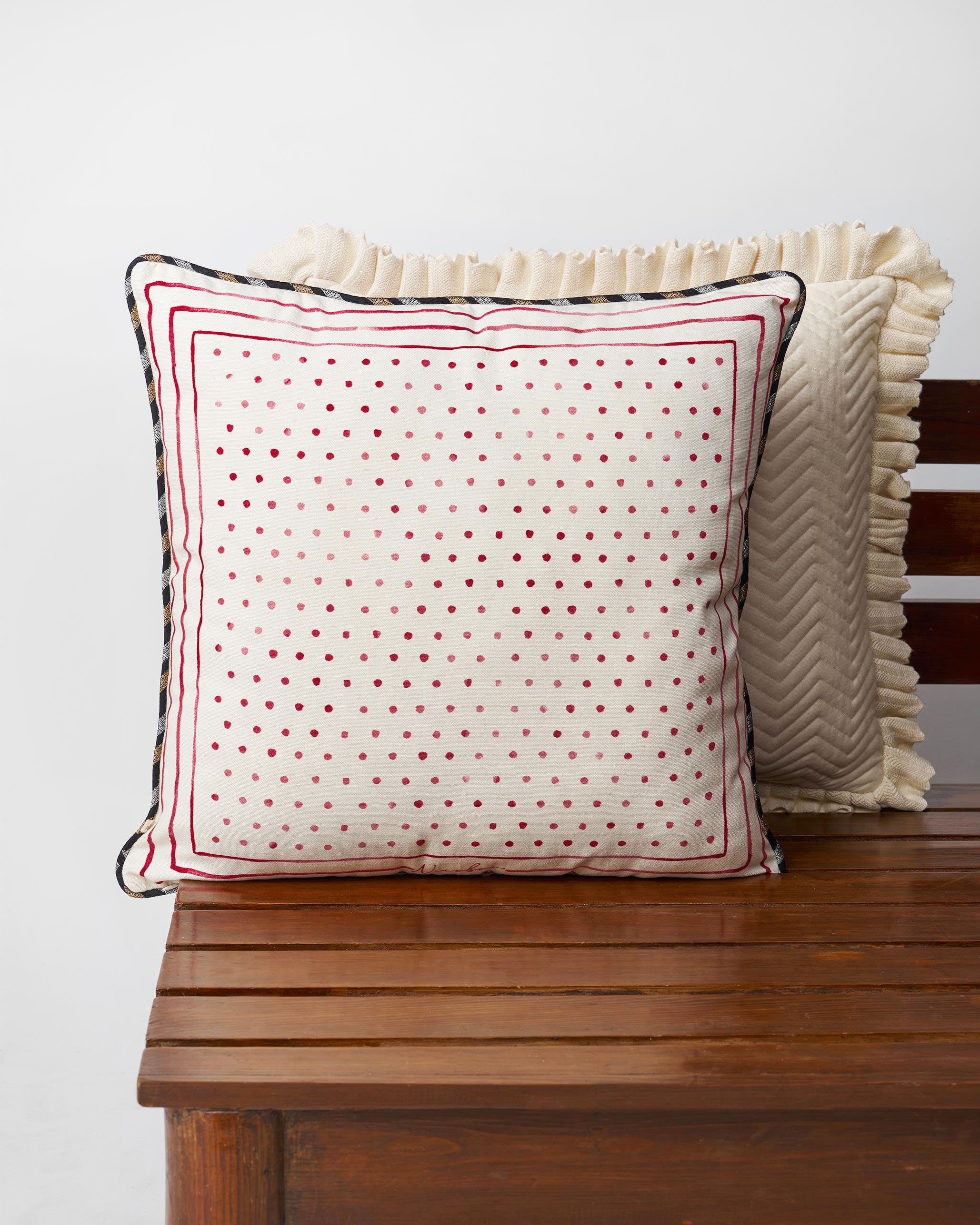 Leopard Palm Cushion Cover