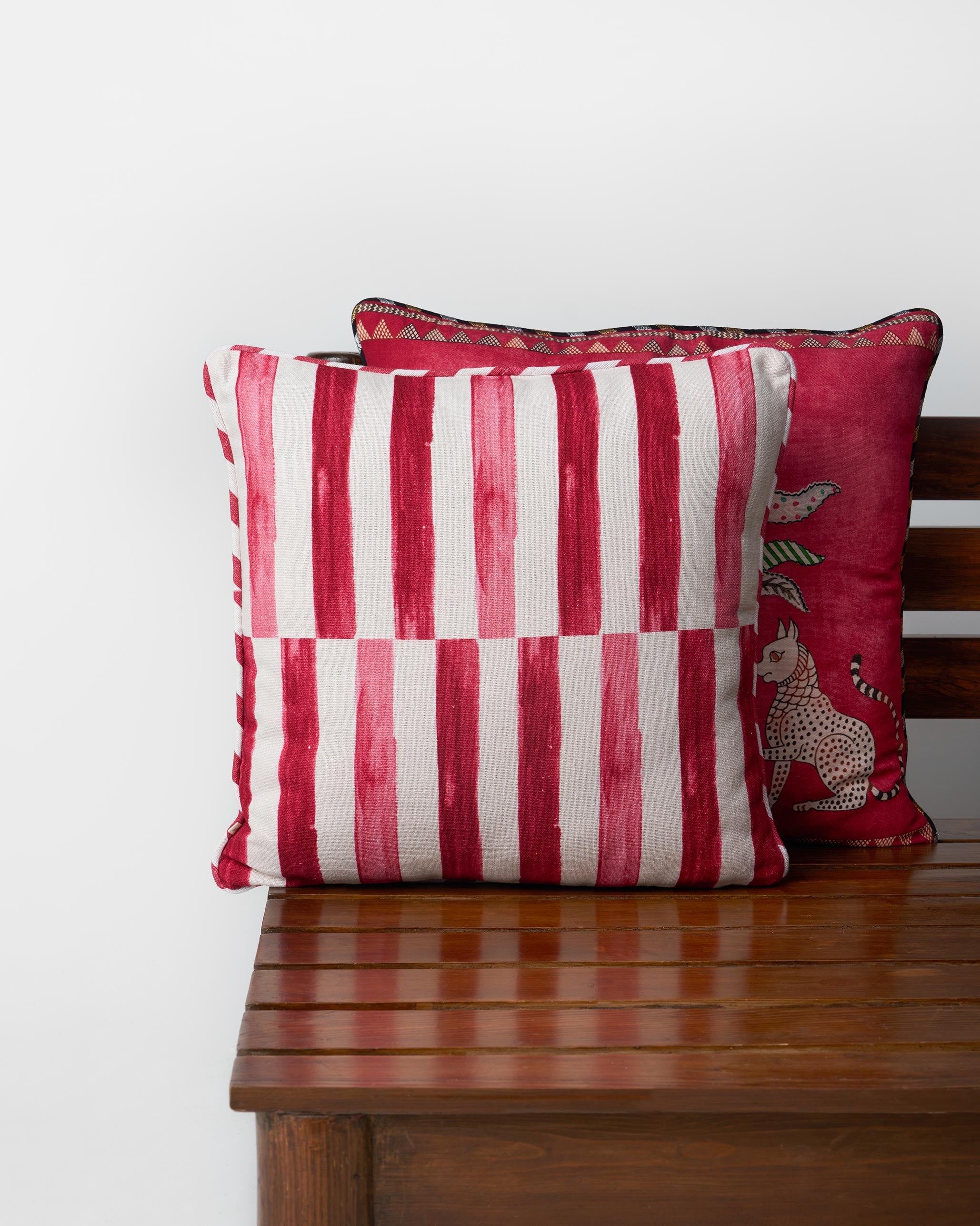 Leaping Bull Cushion Cover